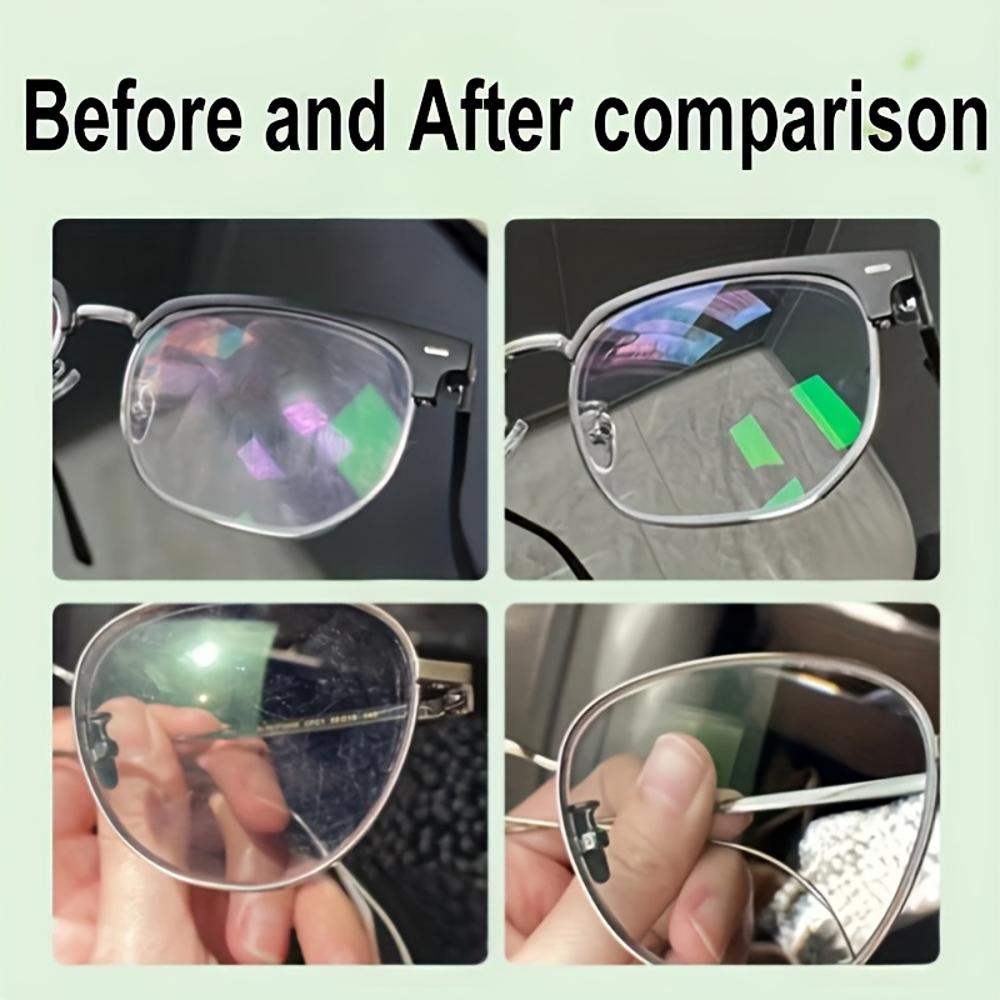 Glasses Scratch Repair Cream - Glass Lens Scratch Repair Polishing Cream, Metal Frame Repair Wax, Anti-Scratch Care for Eyeglass