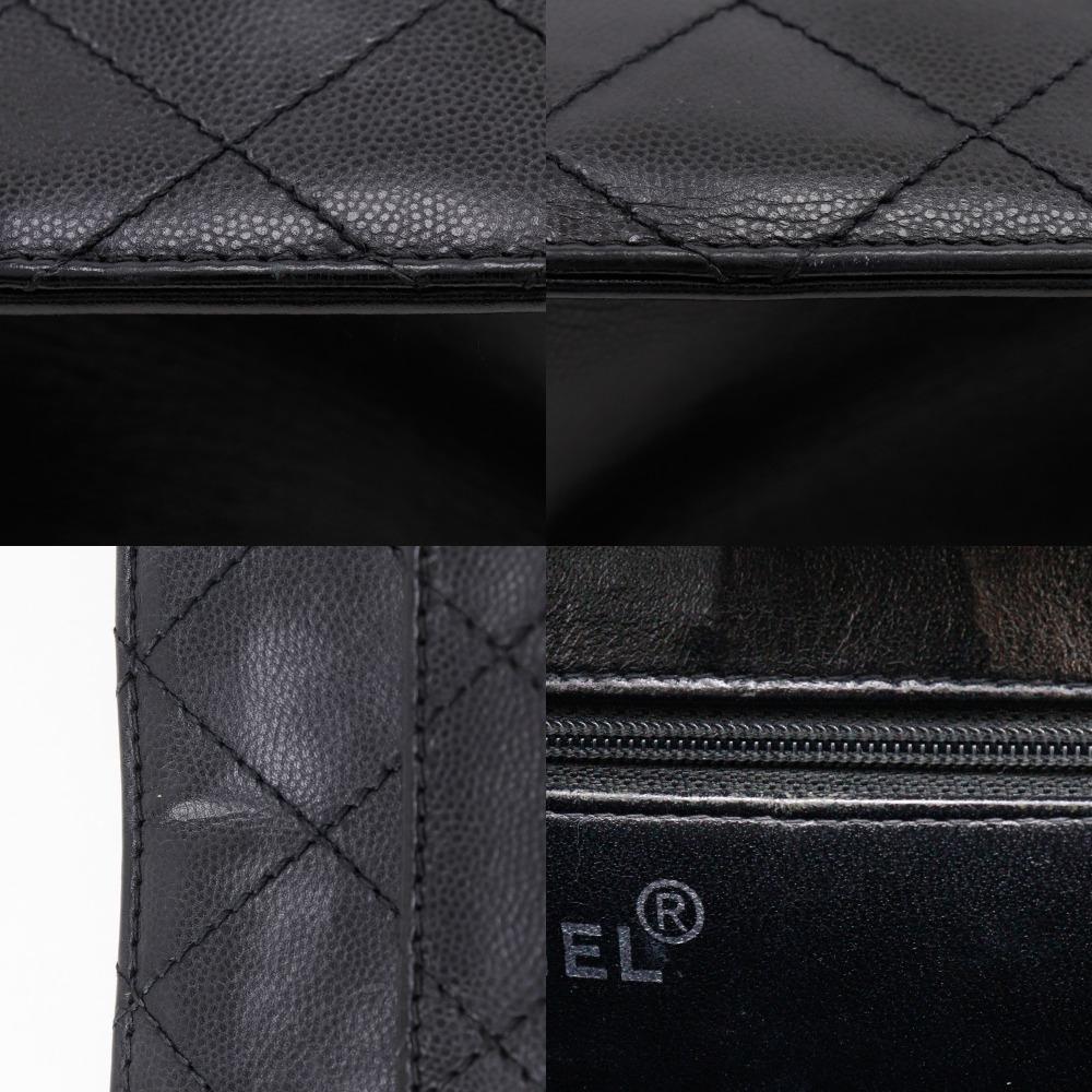 Chanel Torebka tote na łańcuszku Torebka Tote Matelasse czarna skóra Caviar Kobiety Używana