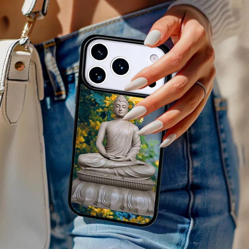 Shakyamuni Buddha Phone Case For iPhone 17 Air 14 15 13 12 Max Cover For Apple 16e 11 Pro Max Plus Coque