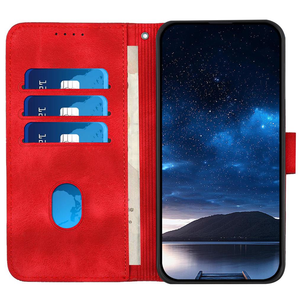 YX0080 For iPhone 16 Case Butterfly Imprint Leather Wallet Phone Cover