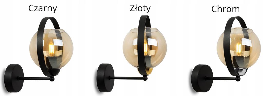 MODERN HONEY RING GLASS WALL LAMP