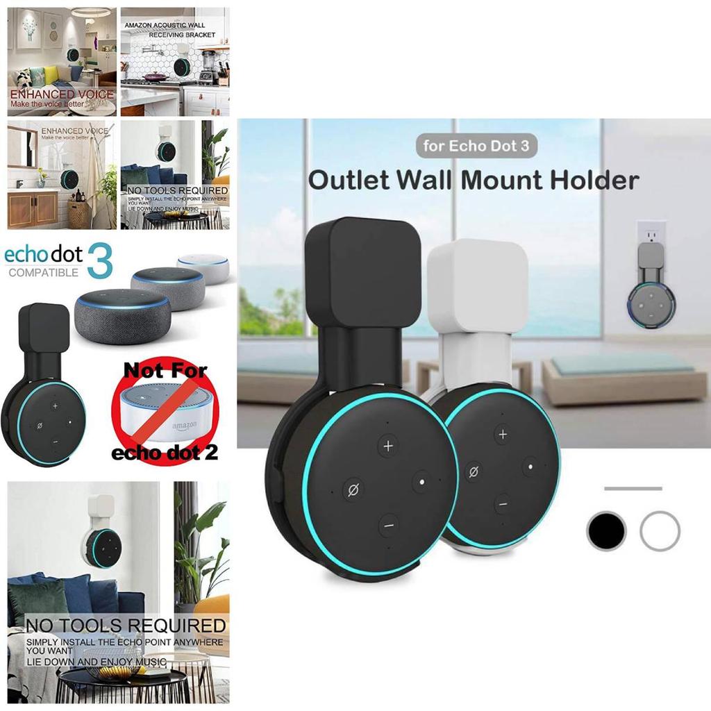 Stilvolle Wandhalterung zum Aufladen für Echo Dot 3 Google Smart Speaker