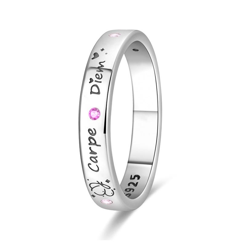 Anelli Semplici in Argento 925 Stella Diamante Lucida Cuore Pietra Blu Gemma Coppia Fedina Liscia Gioiello Regalo per Matrimonio Fidanzamento