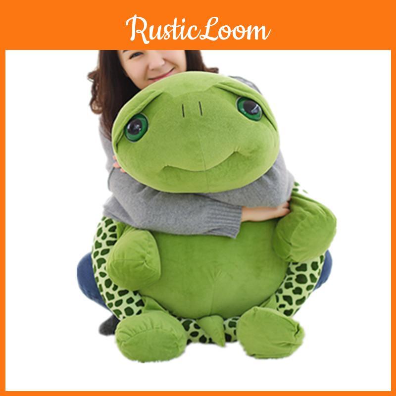 Plush Turtle Toy With Big Eyes Soft Stuffed Animal Pp Cotton For Gift Kids