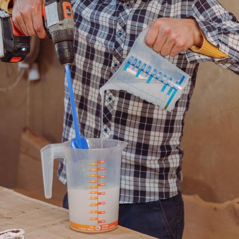 6Pcs Paint Mixer for Drill, Epoxy Resin Mixer Paddles Paint Mixer Drill Mixer Attachment Mixing Tool for Mixing Paint