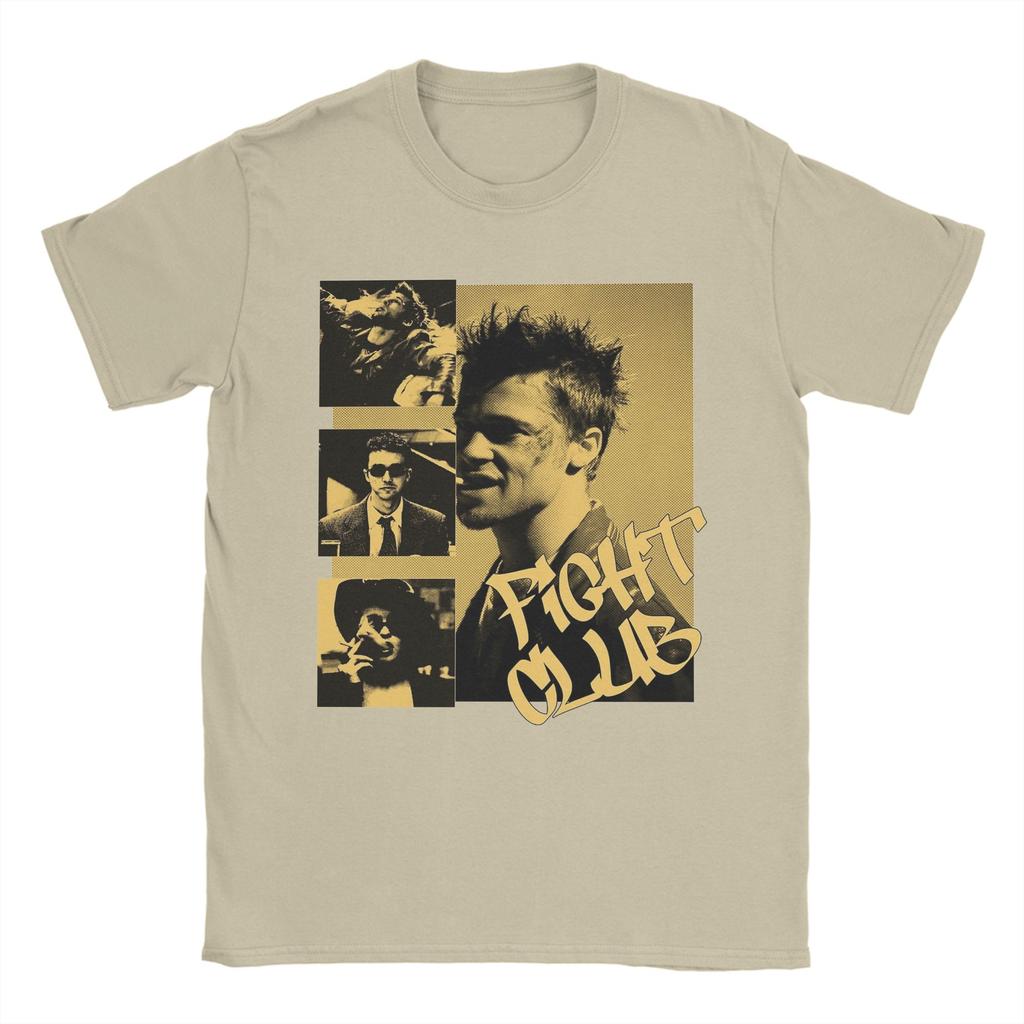 Fight Club Aesthetic Tshirts Unisexs Cotton Tops Funny Oneck Short Sleeve