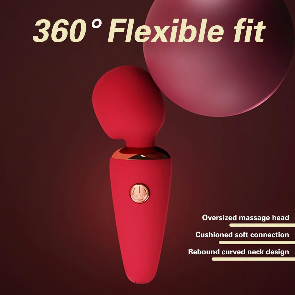 Mini Powerful AV Magic Wand Female Vibrator Sex Toys for Women Adult 18 G Spot Clitoris Stimulator Vibrator Masturbator Massager