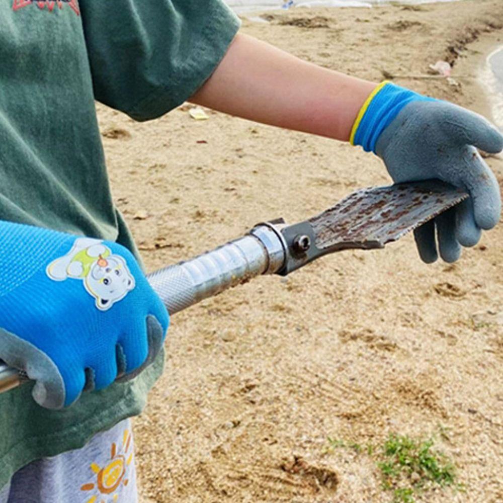 Waterproof Children Protective Glove Non-Slip Garden Glove Cartoon Work Gloves  Planting