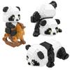 Blocos de Construção Panda Travesso Modelos de Animais de Desenho Animado Brinquedos Micro Blocos Brinquedos Educativos Para Crianças Conjuntos de Presentes