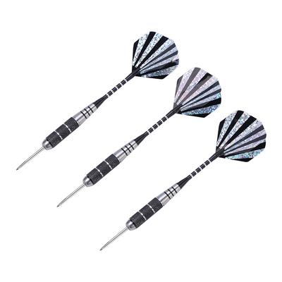 3 Farben 3 Stück 155 mm Stahlspitze Ziel Wurfpfeile Set mit Laserdruck Flights