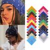 Hip Hop Women Bandana Scarf Girls Kids Punk Square Bandanas Headwear Fashion Bohemian Head Scarf Headbands Hair Accessories 2025
