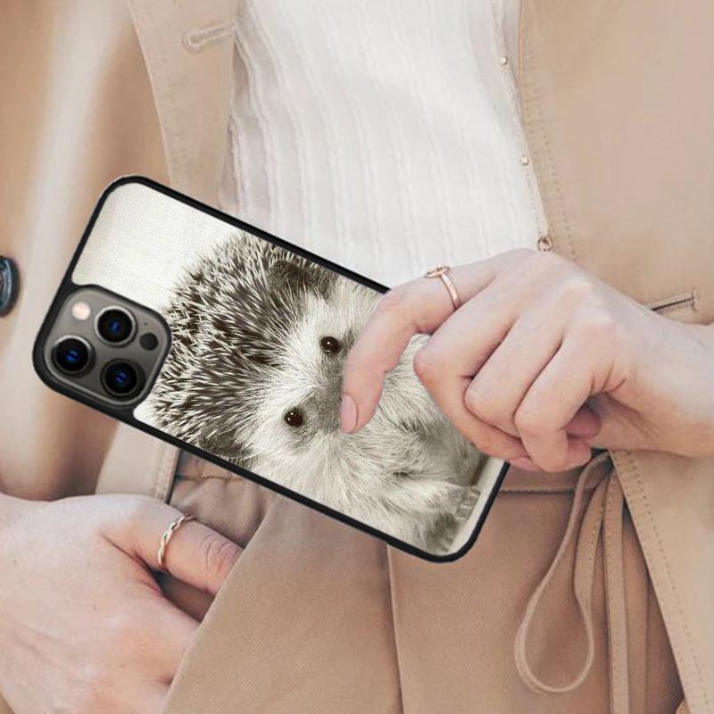 

Cute Hedgehog Flower Cartoon Magnetic Phone Case For APPLE iPhone 17 Air 16 14 13 12 Pro Max 15 Plus Charge MagSafe Cover iPhone 13mini