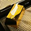 Modern Luxury Desktop Paper Box Golden Octagonal Decorative Napkin Holder Plastic Napkin Paper Case Home Use