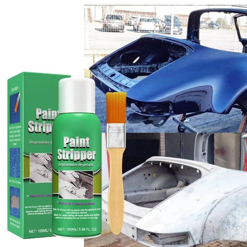 Efficient Paint Thinners 12x4cm Easy To Apply for Peels Down Most Type of Paint and Varnish Automotive Paint Stripper