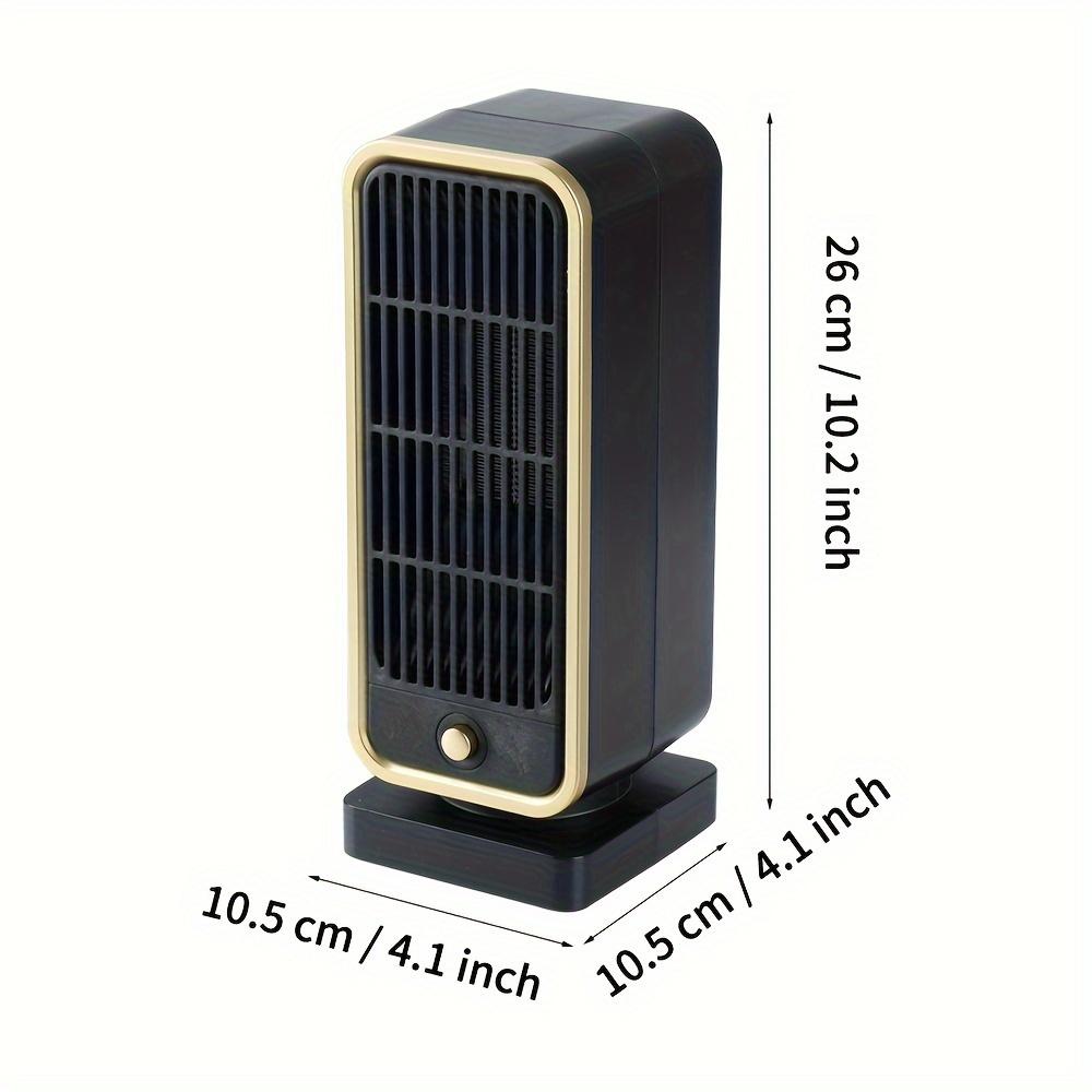 Portable Ceramic Space Heater,500W Mini Electric Heater With Thermostat For Fast,Quiet,Energy Efficient Heating,Safe Secure For Indoor Office Home