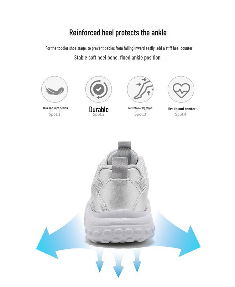ABCkids Girls' Versatile Casual Sports Shoes - Fashionable & Breathable