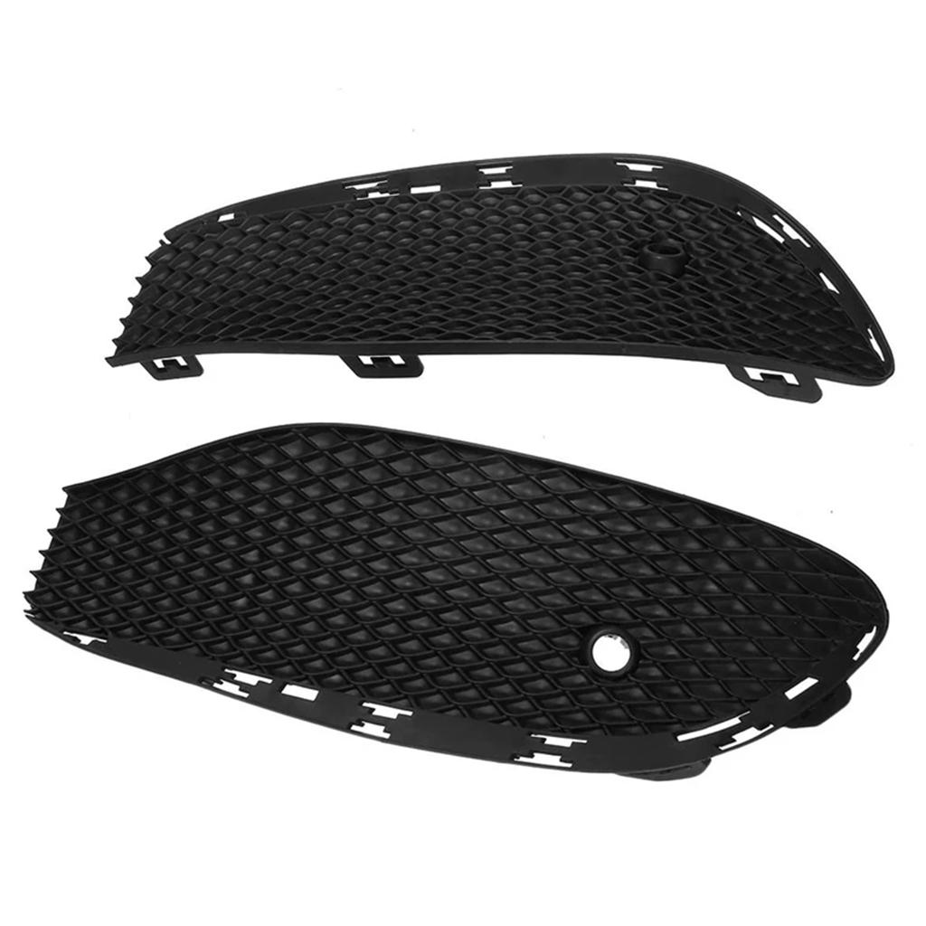 1 Pair Car Front Bumper Fog Light Grille for W213 2016-2020 2138850822 2138851122 Replacement Fog Lamp Grille Trim Cover