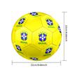 Pallone da Calcio Indoor CBF Brasile Colorato Per Tutte le Età Misura 5 Cucito a Macchina PVC Pronto per la Competizione Resistente Alto Rimbalzo