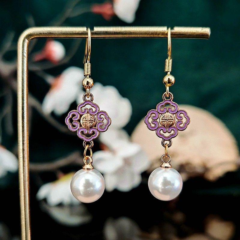 Dojimmy Chinese Style Han Chinese Clothing Jewelry Earrings
