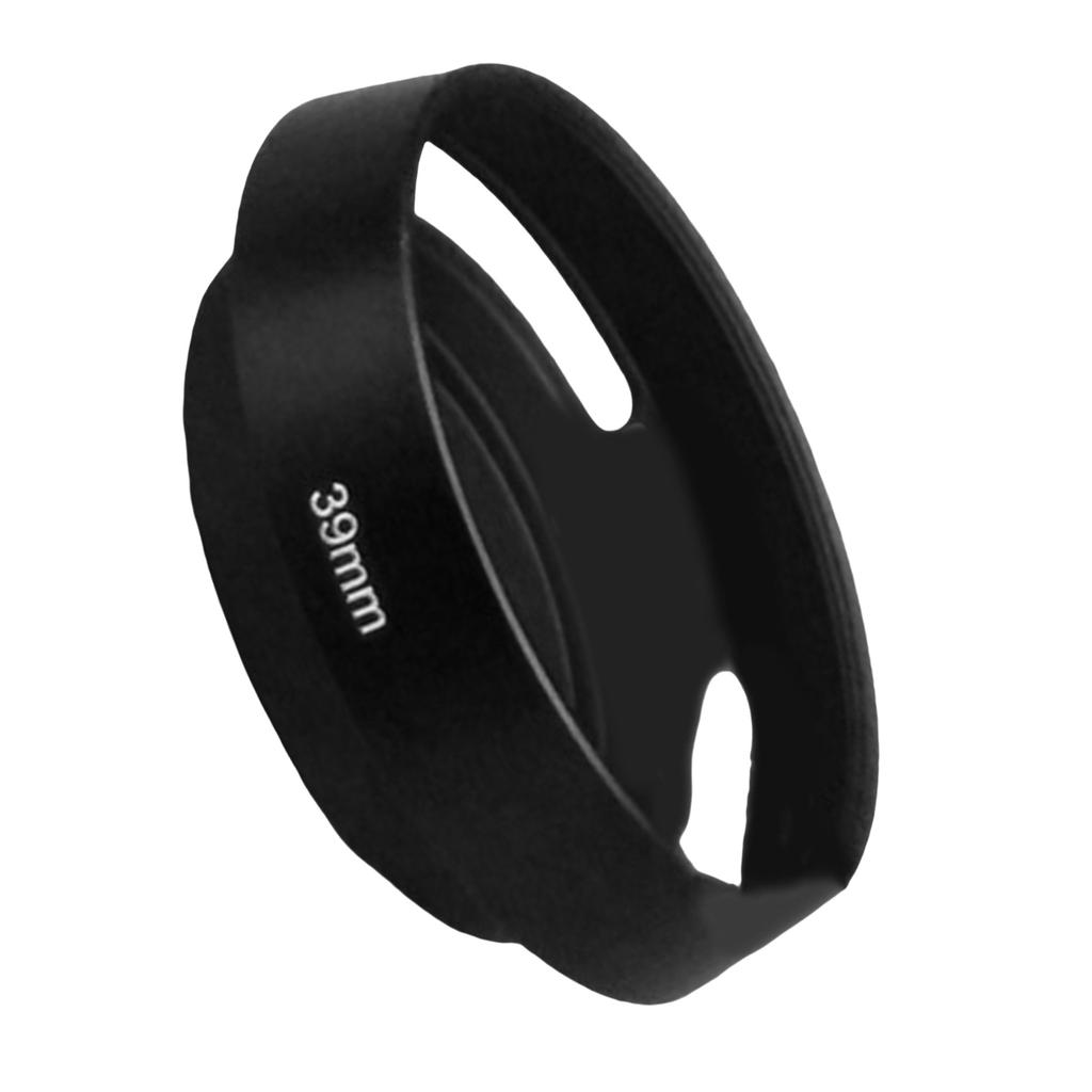 39mm Lens Hood Detachable Lens Hood for Camera Camcorders Photography