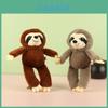 Charming Soft Sloth Stuffed Toy Keychain Ideal For Backpack Decoration Gifts