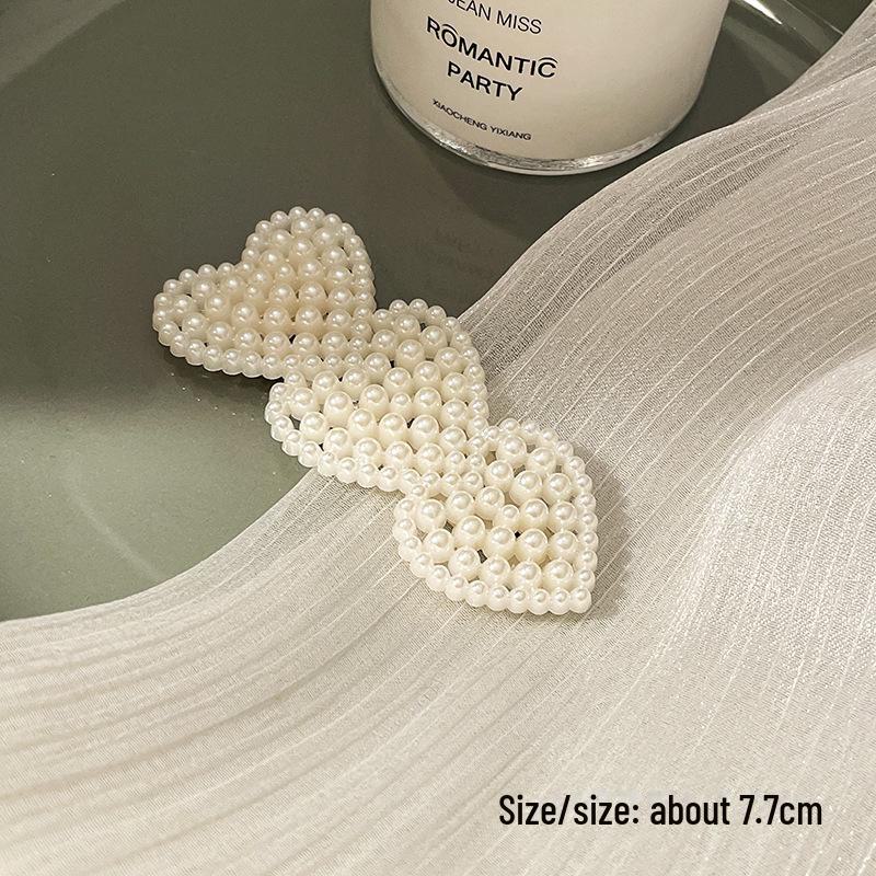 Korean Pearl Hairpin - Trendy Side Clip for Women and Girls