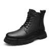 Men's New Leather Outdoor Sports Shoes Casual Shoes Business Leather Boots