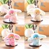 Vinyl Doll Plush Keychain With Soft Short Plush For Bag Decor And Gift