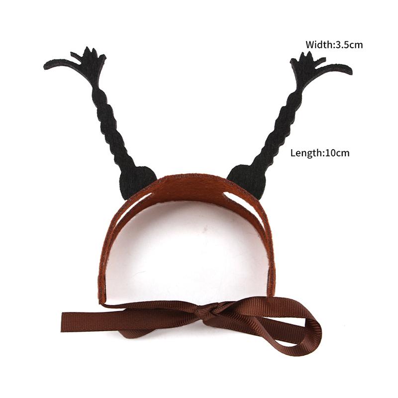 Pet Cosplay Costume Halloween Funny Devil Horns Headband Pet Cat Dog Festival Party Clothing Dogs Cosplay Costume Accessories