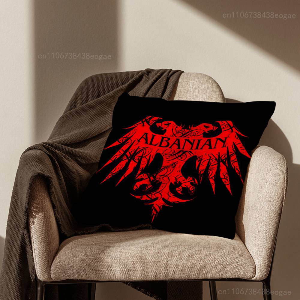 Cool A-Albania Flag  Throw Pillow Case For 45*45cm,55*55cm,30*30cm For Home Bedroom Decoration And Protector