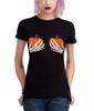 Pumpkin Boobs Skeleton Hands Junior Women's T-Shirt