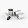 For Audi 8P 4Pcs 3D Metal Wheel Tire Valve Caps Dust-proof Cover For Audi TT A3 Q3 A6 C6 Q5 Q2 A7 RS Sline S5 S4 A4 B9 A5 Q7 Car Accessories