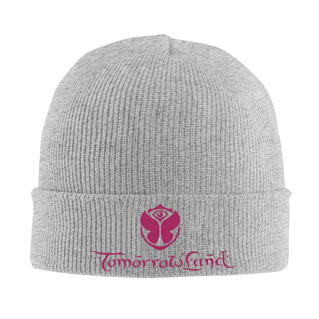 Tomorrowland Skullies Beanies Caps For Unisex WoUnisex Winter Warm Knit Hat Adult Belgian Electronic Dance Music Festival Bonnet Hats