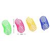 Promote Agility With Colorful Cat Spring Toys, Entertainment For Hours Through Extra Wide Springs For Stronger Bouncing, Interactive Cat Toy 12pcs