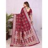 Handpicked Lite Weight Soft Dola Silk Bandhej Khadi Print Saree – a perfect fusion of tradition & vibrant elegance
