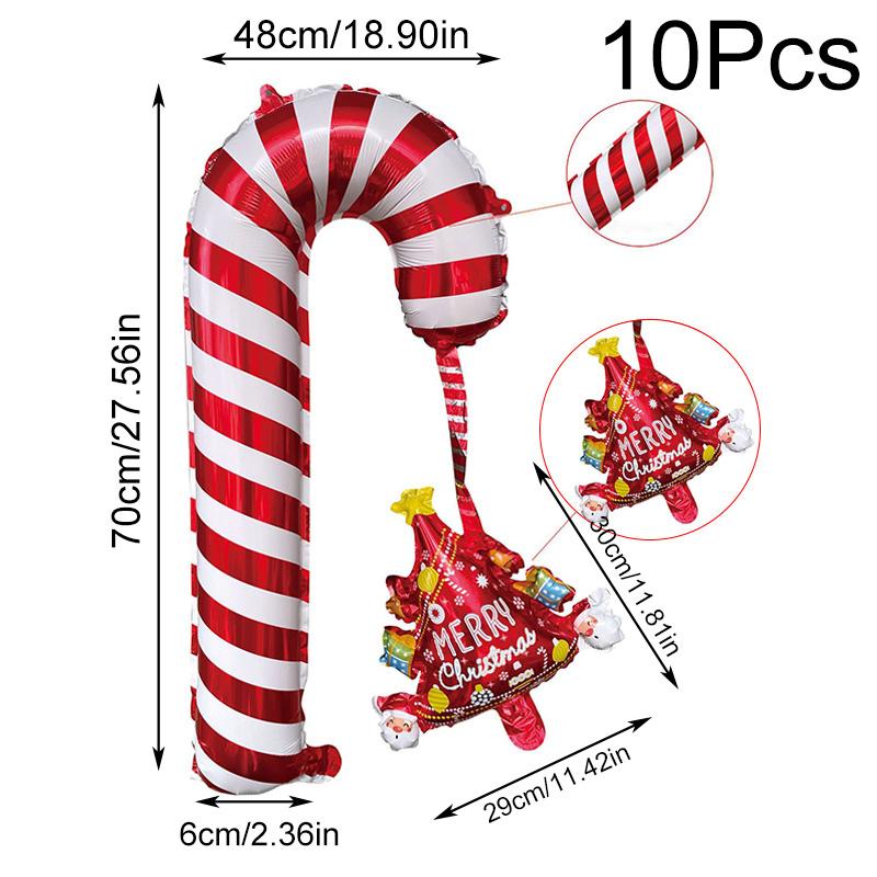 

Упаковка из 10 рождественских украшений, топливных подметальных подарков, праздничного украшения, рождественской елки 10pcs