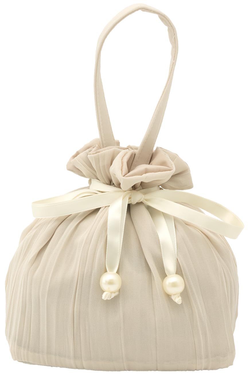 

[SOUBIEN] Soubien Drawstring Bag for Hakama, Yukata, Coming-of-Age Ceremony, Furisode [Color] G Drape x Ivory (sbn-kin10266)
