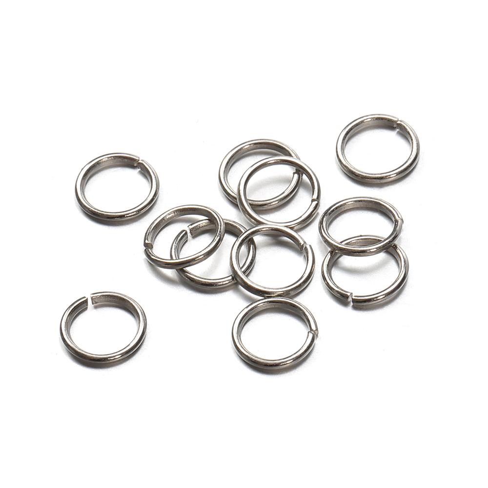 400pcs/lot Wholesale Jump Rings Gold Color Open Rings 4-10mm Split Ring Connectors for Jewelry Making DIY Findings Components