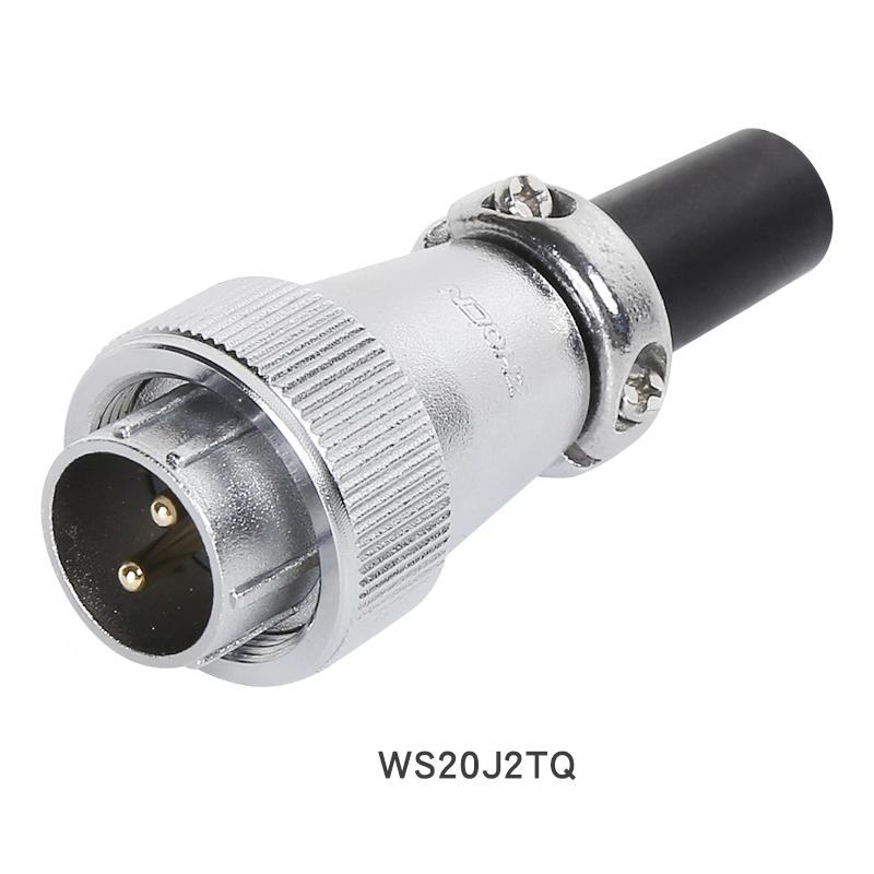 ZHQCN WS20 TQ+Z Waterproof Industry Socket Plug M20 Soldering Wire to Board Panel Mount Electronics Connector 2 3 4 5 7 9 12 Pin