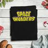 Vintage Space Invaders Logo TShirt for Unisex Round Collar Pure Cotton T Shirt Short Sleeve Tees 4XL 5XL Tops