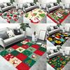 Christmas Theme Carpet for Living Room Decor Sofa Rug Christmas Tree Santa Claus Bedroom Bedside Rug Holiday and Festival Decor