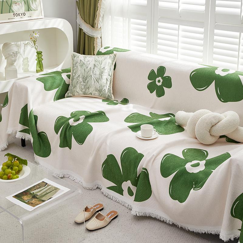 Chenille Sofa Cover Autumn and Winter New One-piece Thickened High-grade Non-slip Can Be Covered with A Universal Sofa Towel