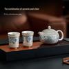 YIHUTEA Gilded Silver Single-Person Tea Set