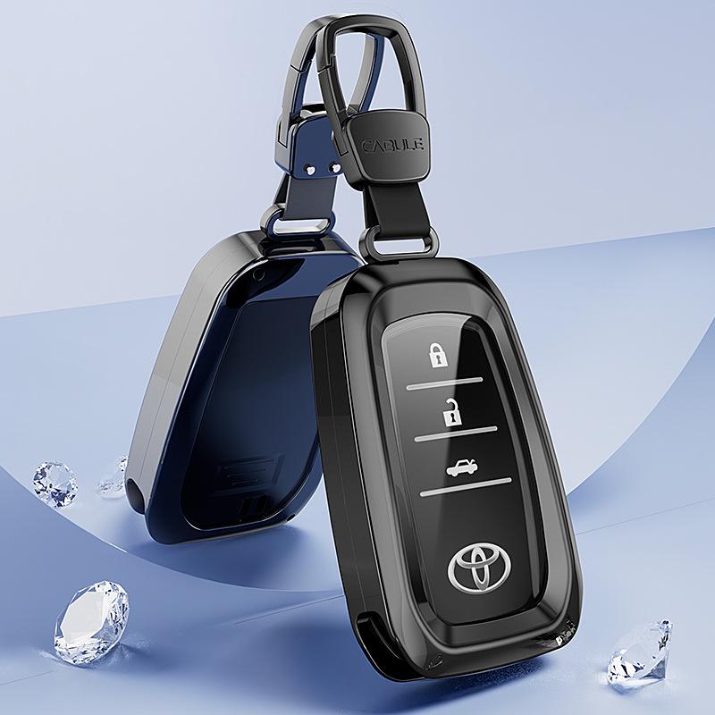 Toyota Key Case: Full Wrap Cover for Camry, Prado, Crown, Reiz, Levin, Highlander, Sienna