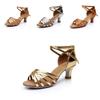 Luxurious Satin Women's Modern Ballroom Latin Tango Shoes With Comfortable 5cm Heel