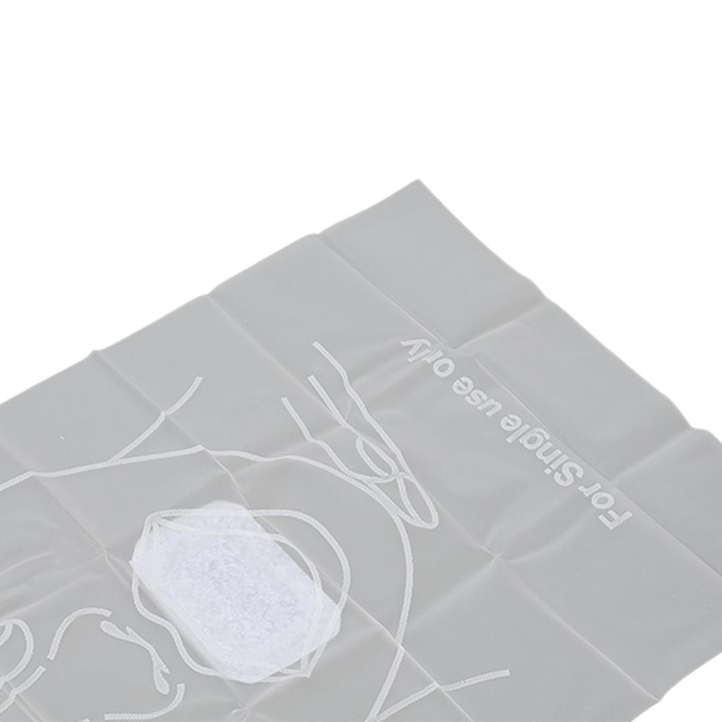 50pcs Cardiac Resuscitation Training Face Shield Disposable One Way Valve Cardiac Resuscitation Practice Barrier