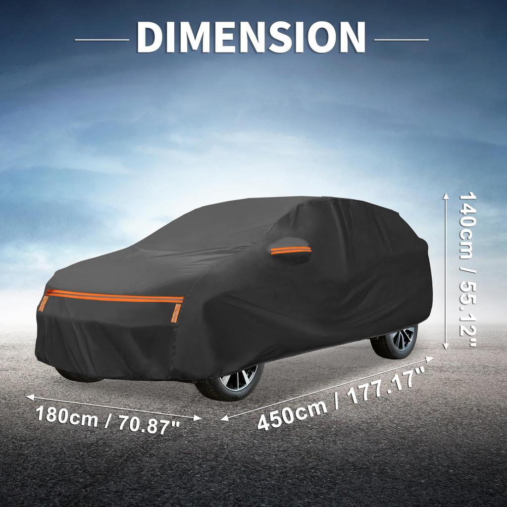 X AUTOHAUX CX30 Body Spunlace New Waterproof Fabric Fleece Paint Rainy Season Hail Windproof Strong Wind Side Nighttime Safety Sun Frost Protection