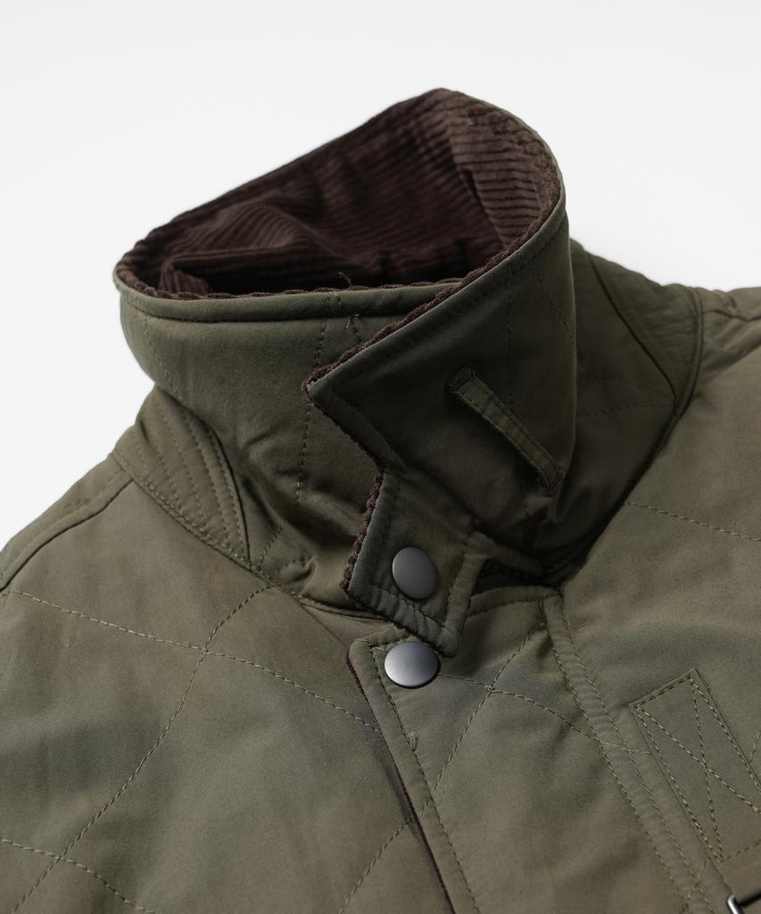 Frizmworks Quilted Heritage Hunting Jacket _ Olive