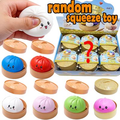 Willekeurig Kleurrijk Gesimuleerd Knoedel Squishy Ontspannend Verlicht Angst Antistress Verhoogt Geluk Terugstuitend Knijp Verlichter Speelgoed