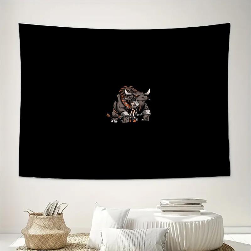 Dark Gothic Cow Tapestry Wall Hanging Decor Vintage Horror Cow Art Home Decor Room Aesthetic Tapestry Bedroom Decor